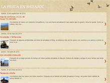 Tablet Screenshot of lapescaenbadajoz.blogspot.com