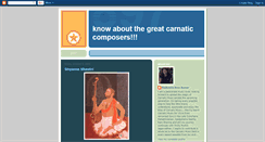 Desktop Screenshot of greatcarnaticcomposers.blogspot.com