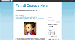 Desktop Screenshot of fattidicronacanera.blogspot.com