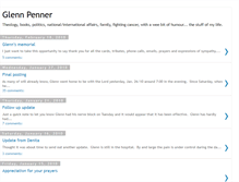 Tablet Screenshot of glennpenner.blogspot.com