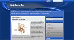 Desktop Screenshot of fisioteraphy.blogspot.com