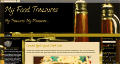 Desktop Screenshot of myfoodtreasures.blogspot.com