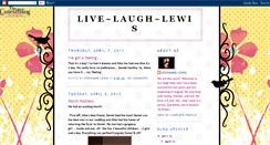 Desktop Screenshot of livelaughlewis.blogspot.com