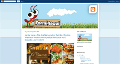 Desktop Screenshot of formigaqui.blogspot.com