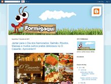 Tablet Screenshot of formigaqui.blogspot.com