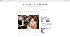 Desktop Screenshot of fieldsoffashion.blogspot.com