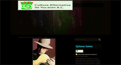 Desktop Screenshot of culturaalternativadeyucatan.blogspot.com