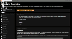 Desktop Screenshot of bandzine.blogspot.com