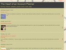 Tablet Screenshot of heartofaccountplanner.blogspot.com