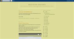 Desktop Screenshot of macacos-deuses.blogspot.com