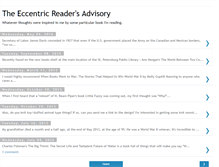 Tablet Screenshot of eccentricreader.blogspot.com