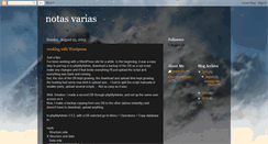 Desktop Screenshot of notasvariasjenciso.blogspot.com