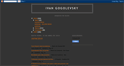 Desktop Screenshot of ivangogolevsky.blogspot.com