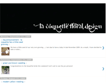 Tablet Screenshot of fleurscoquettes.blogspot.com