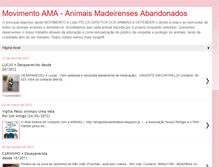 Tablet Screenshot of movimento-ama.blogspot.com