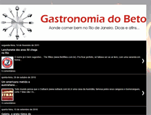 Tablet Screenshot of gastronomiadobeto.blogspot.com