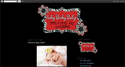 Desktop Screenshot of inkybinkybaby.blogspot.com