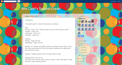 Desktop Screenshot of mrscashsecondgrade.blogspot.com