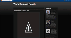 Desktop Screenshot of famous-people-s.blogspot.com