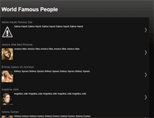 Tablet Screenshot of famous-people-s.blogspot.com