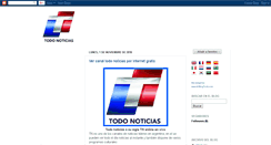Desktop Screenshot of canaltodonoticias.blogspot.com