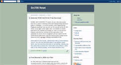 Desktop Screenshot of dct700reset.blogspot.com