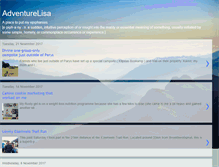 Tablet Screenshot of adventurelisa.blogspot.com