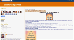 Desktop Screenshot of bharataagamas.blogspot.com