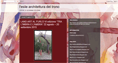 Desktop Screenshot of esilearchitetturadeltrono.blogspot.com