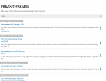 Tablet Screenshot of freakit-freakis.blogspot.com