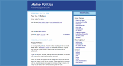 Desktop Screenshot of mainepolitics.blogspot.com