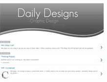 Tablet Screenshot of daily-designs.blogspot.com