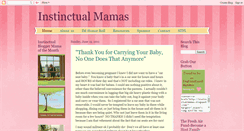 Desktop Screenshot of instinctualmamas.blogspot.com