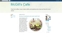 Desktop Screenshot of mcgillscafe.blogspot.com