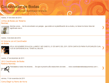 Tablet Screenshot of coordinadordebodas.blogspot.com