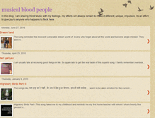 Tablet Screenshot of musicalbloodpeople.blogspot.com