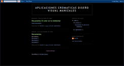 Desktop Screenshot of aplicacionescromaticas.blogspot.com