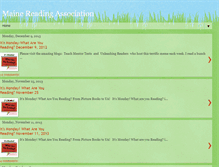 Tablet Screenshot of mainereadingassociation.blogspot.com