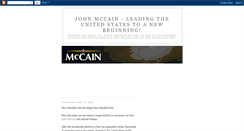 Desktop Screenshot of mccainforusa.blogspot.com