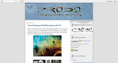 Desktop Screenshot of produccionesdonana.blogspot.com