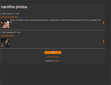 Tablet Screenshot of namitha-photos.blogspot.com