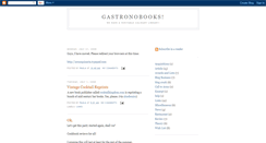 Desktop Screenshot of gastronobooks.blogspot.com