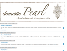 Tablet Screenshot of domesticpearl.blogspot.com