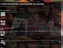 Tablet Screenshot of convenciondepayasos.blogspot.com