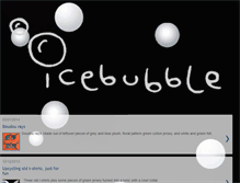 Tablet Screenshot of icebubbledesign.blogspot.com