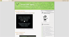 Desktop Screenshot of groupelsfb-namur.blogspot.com
