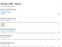 Tablet Screenshot of groupelsfb-namur.blogspot.com