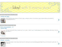 Tablet Screenshot of adaywithlilmama.blogspot.com