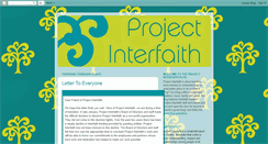 Desktop Screenshot of projectinterfaith.blogspot.com