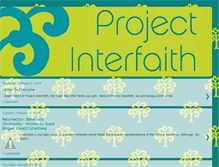 Tablet Screenshot of projectinterfaith.blogspot.com